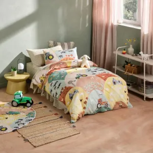 Sunset Harvest Quilt Cover Set by Linen House Kids