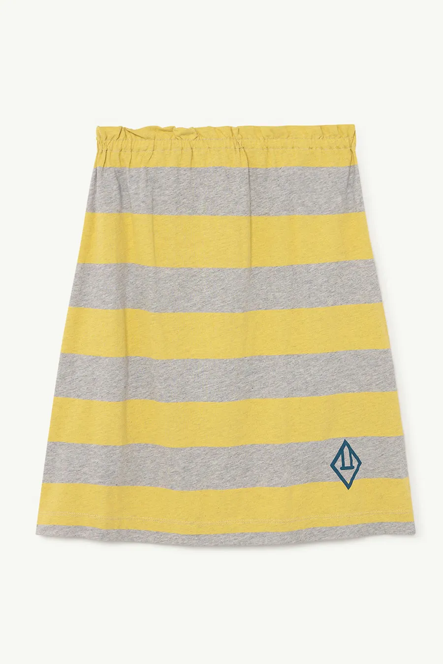 The Animals Observatory Stripes Kitten Girls Skirt - Grey Stripes