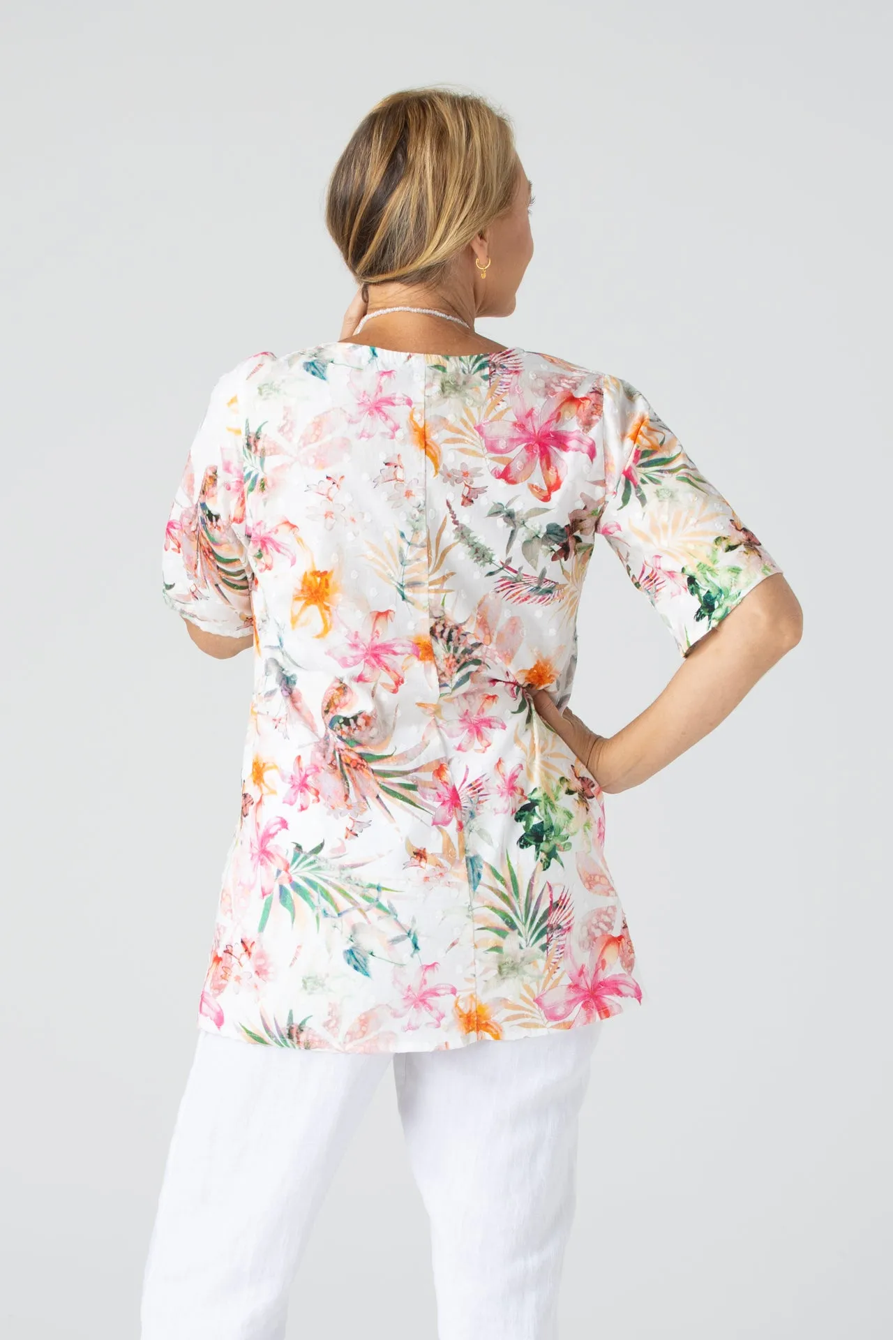 Tigerlilly Short Sleeve Cotton Swing Shirt