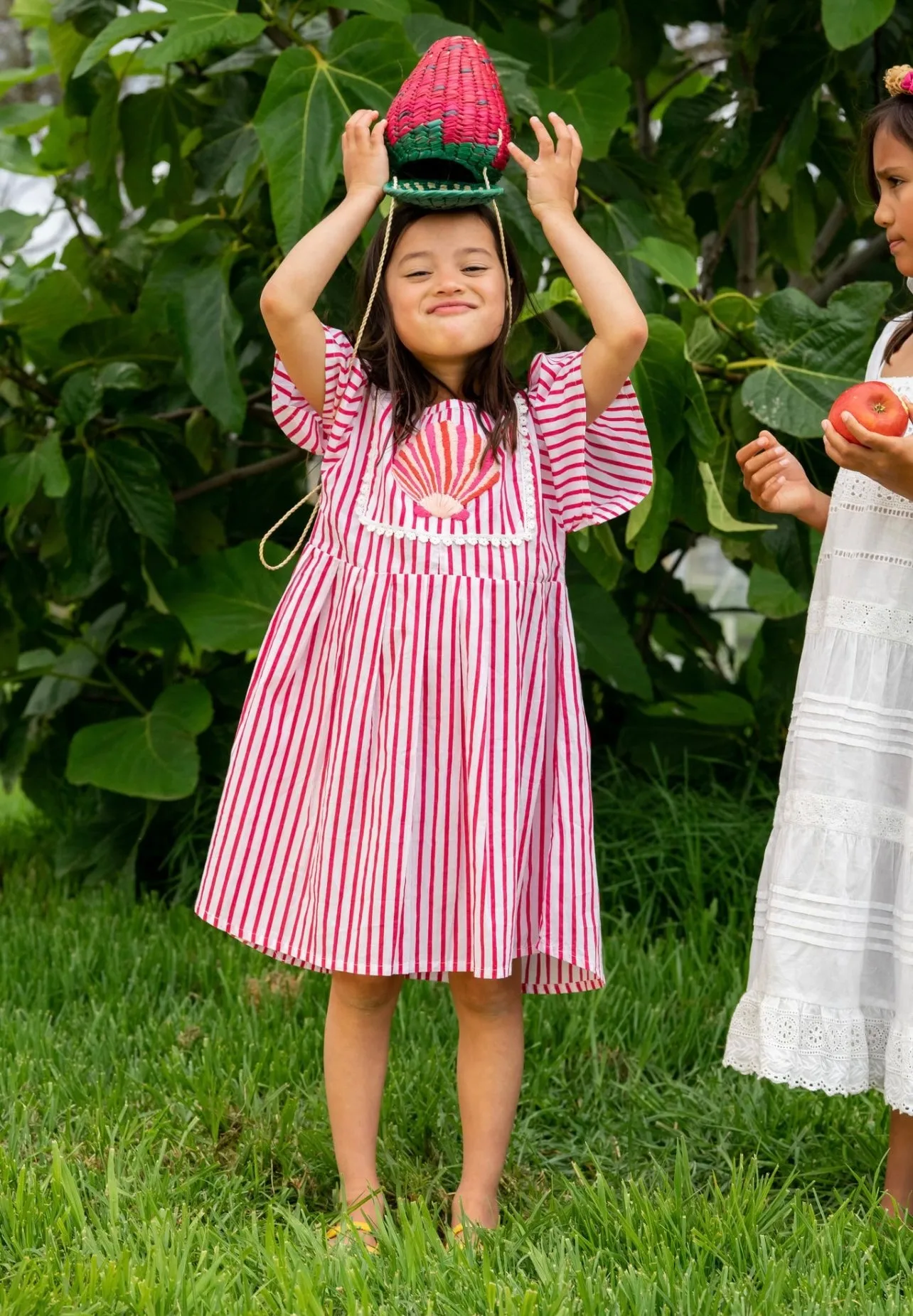 Venus Dress with Shell Embroidery