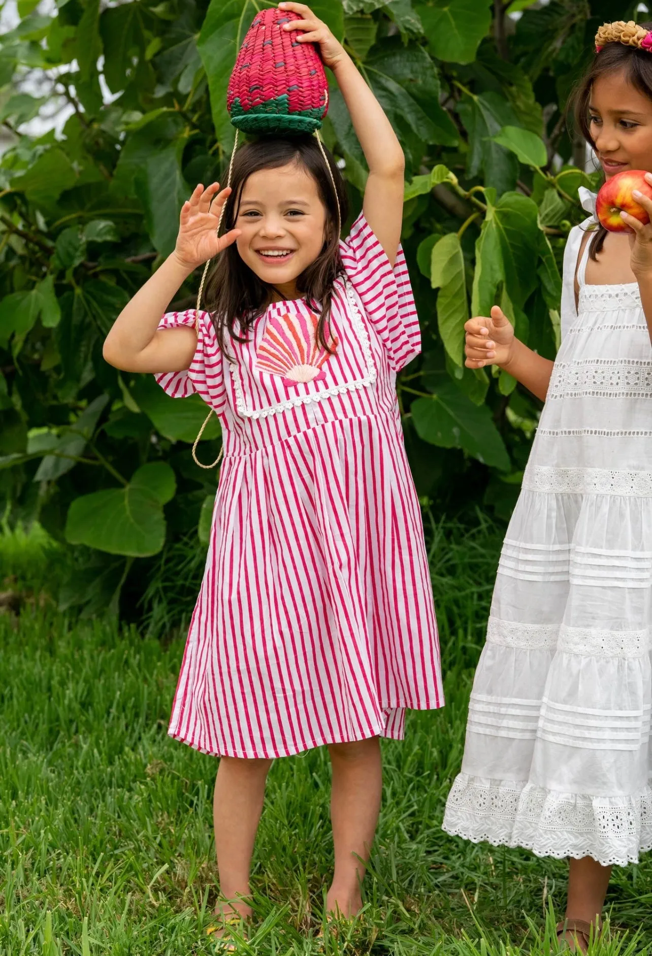 Venus Dress with Shell Embroidery