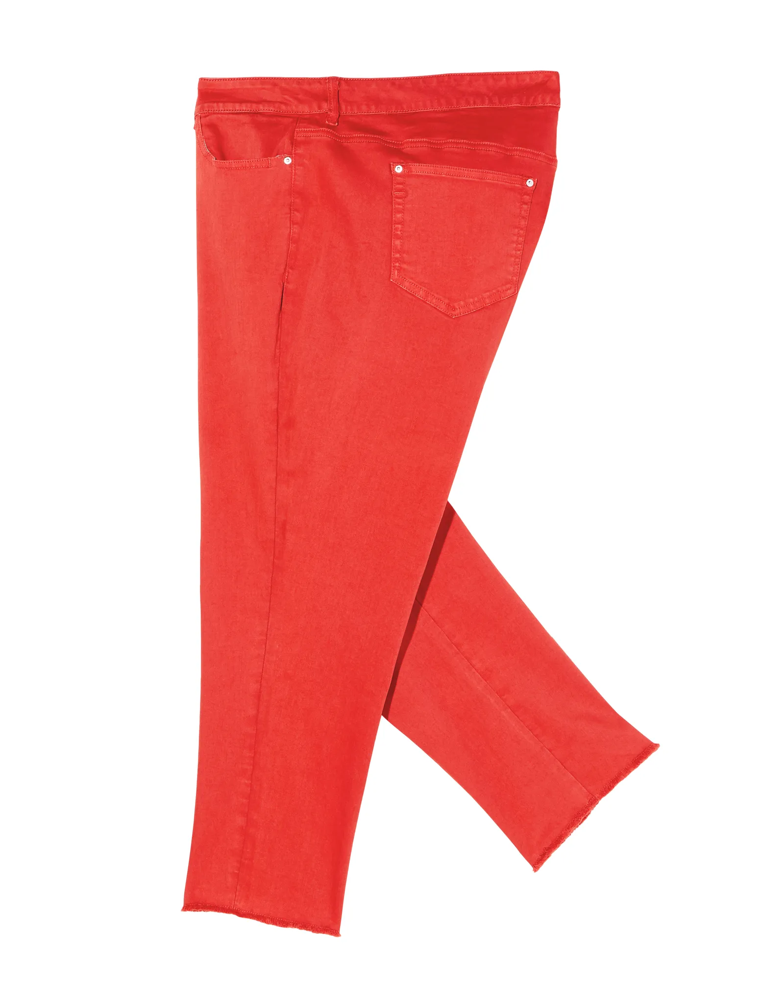 Whitman Frayed Capri | Coral