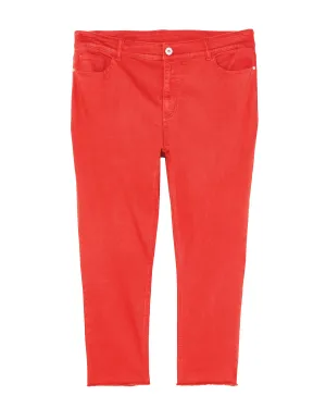 Whitman Frayed Capri | Coral